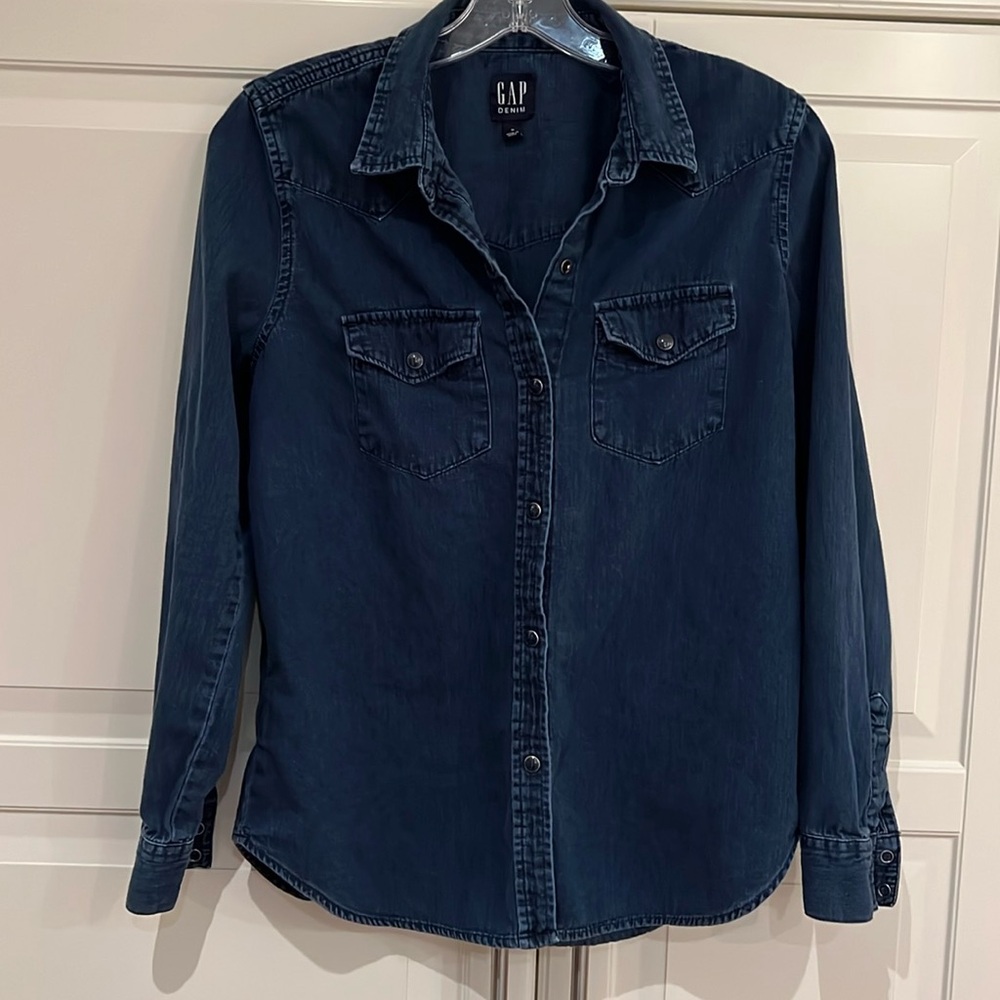 Gap denim western shirt size medium